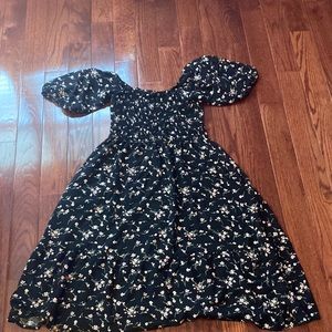 Black Floral Dress